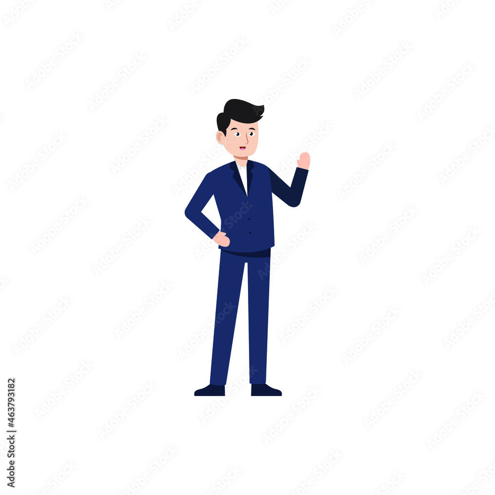 man character style vector illustration design