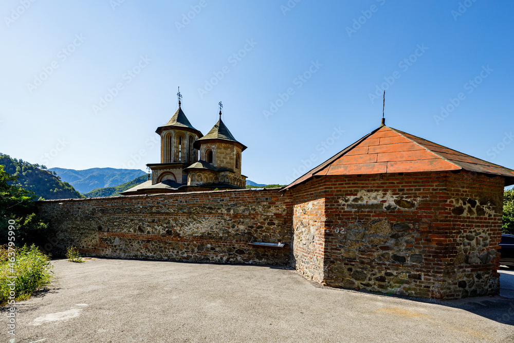Fototapeta premium The monastery of Cornet in Romania 