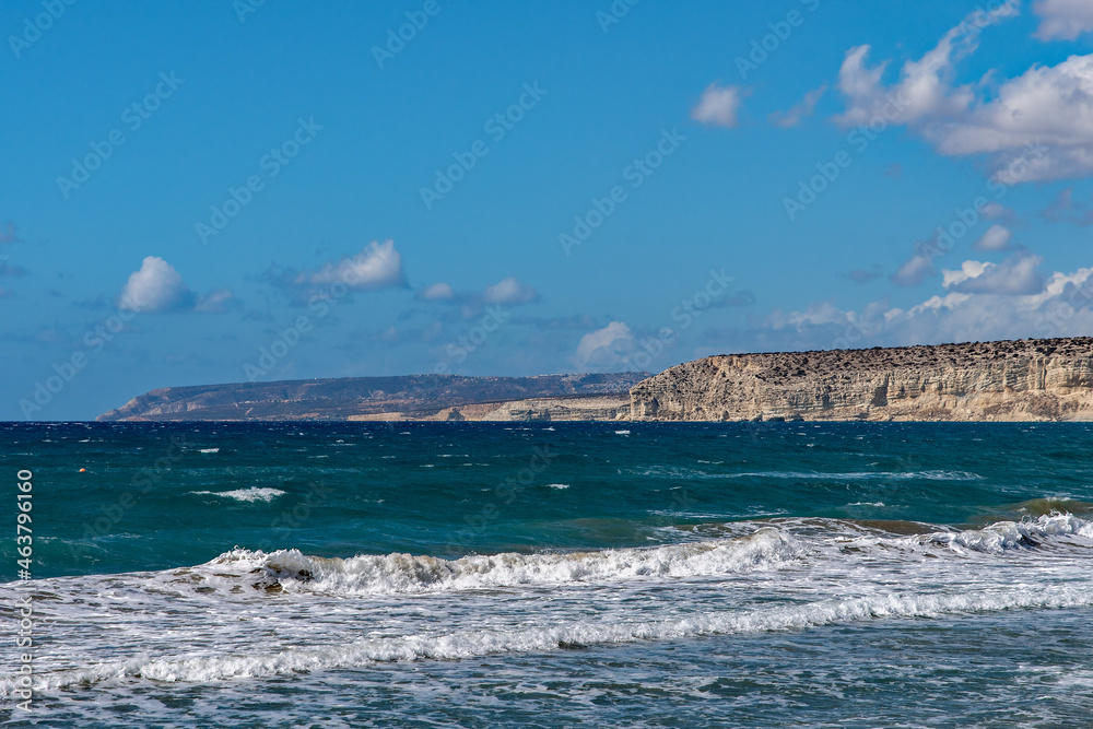 Der Strand von Kurion in Episkopi auf Zypern