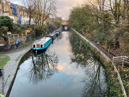 boat on the canal photo