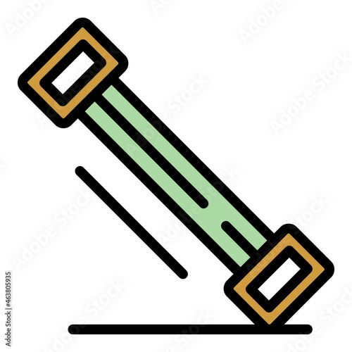 Stretch tool icon. Outline stretch tool vector icon color flat isolated