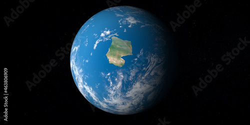 Ancient Vaalbara Supercontinent in planet earth photo
