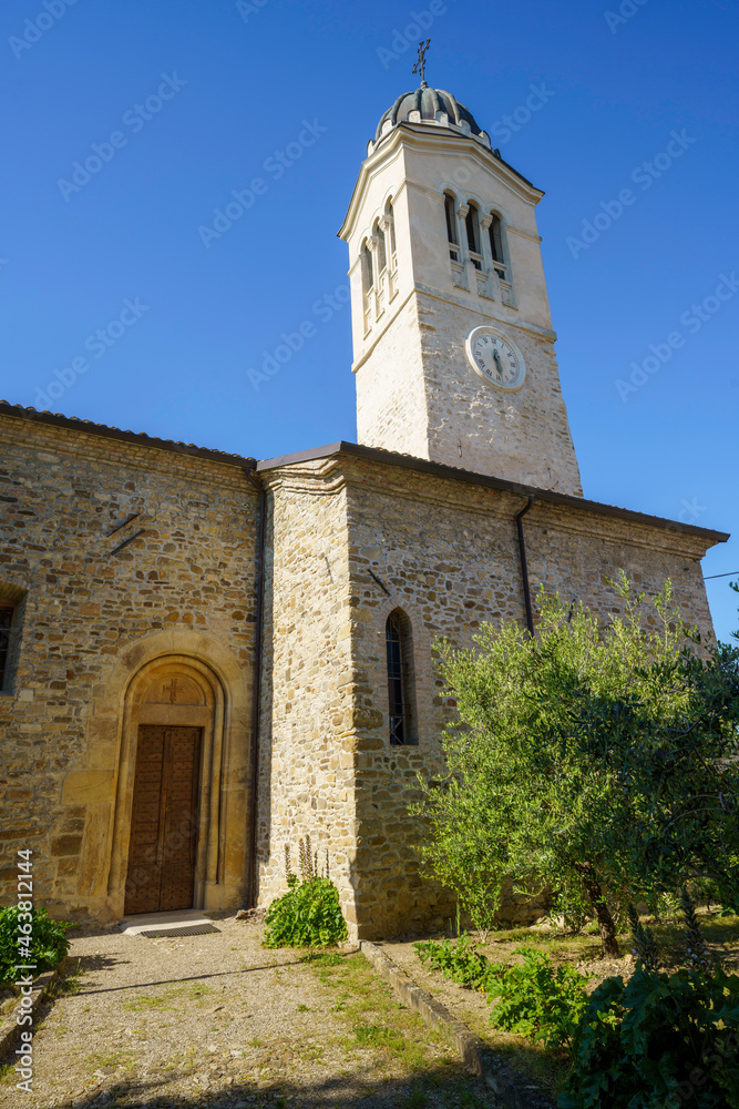 Old church of Lesignano Bagni, Parma province, Italy