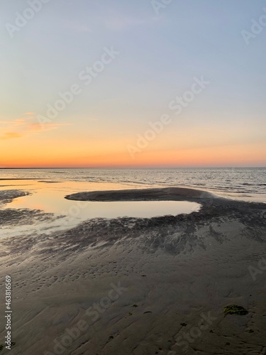 sunset at the beach