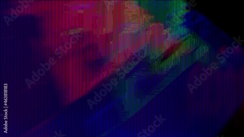 Damaged glitch overlay. Interference dirty background. Problem glitch effect.