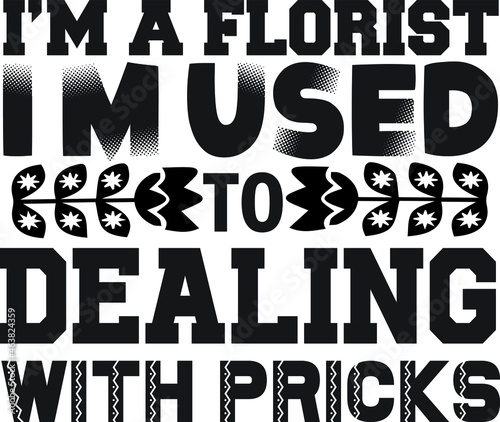 Florist T-Shirt Design