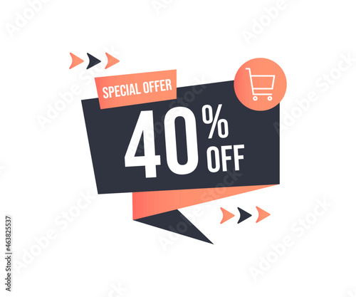 online sale poster - 40% off buy
