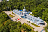 Zheleznovodsk, Russia. Pushkin gallery. Zheleznovodsk park. Resort town