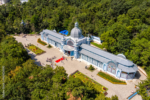 Zheleznovodsk, Russia. Pushkin gallery. Zheleznovodsk park. Resort town