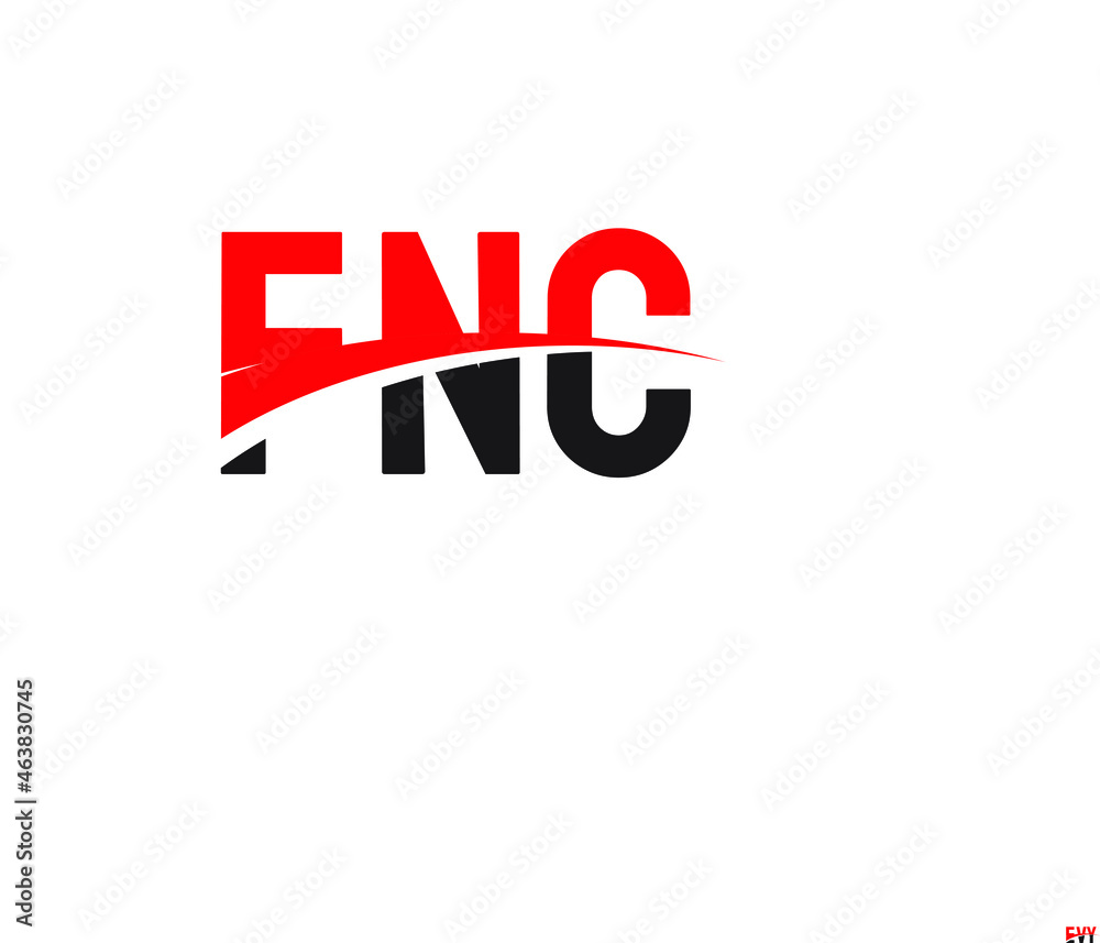 FNC Letter Initial Logo Design Vector Illustration FNC Letter Initial Logo Design Vector Illustration