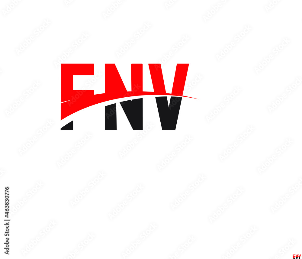 FNV Letter Initial Logo Design Vector Illustration FNV Letter Initial Logo Design Vector Illustration