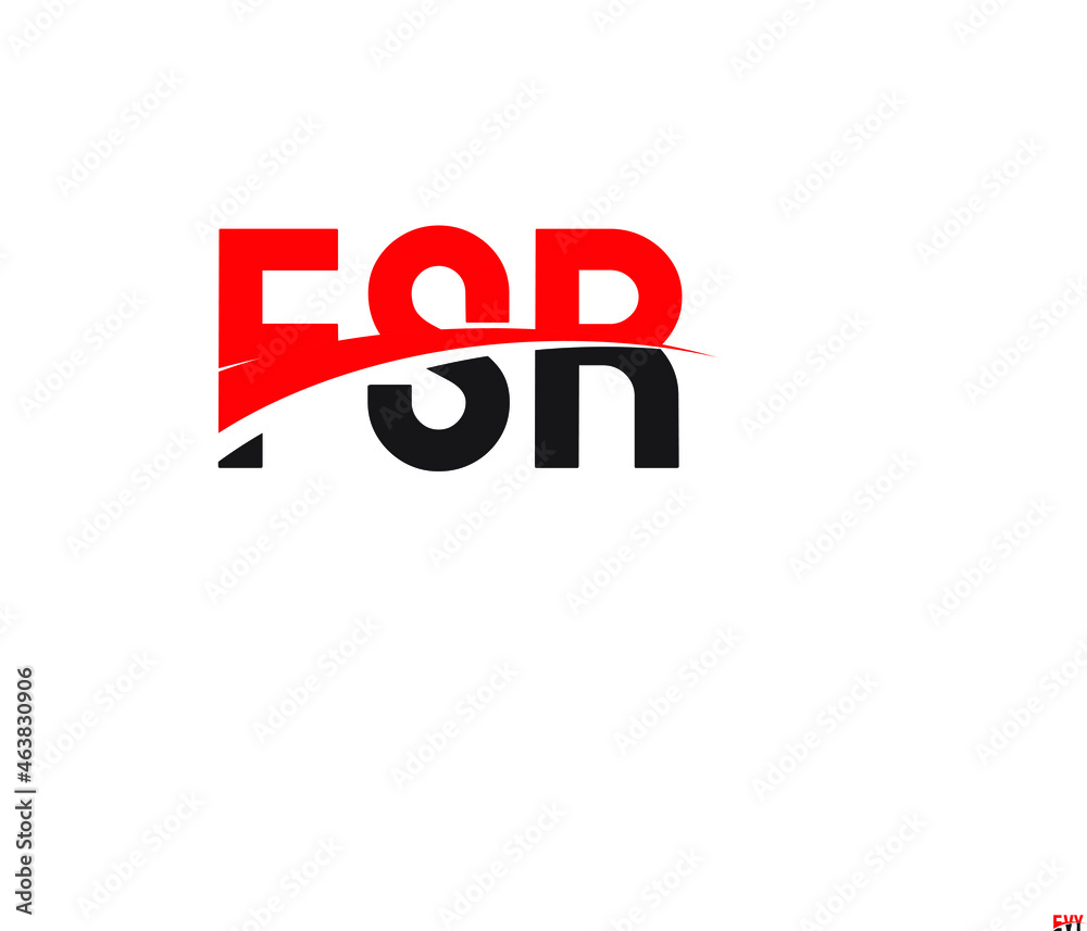 FSR Letter Initial Logo Design Vector Illustration FSR Letter Initial Logo Design Vector Illustration