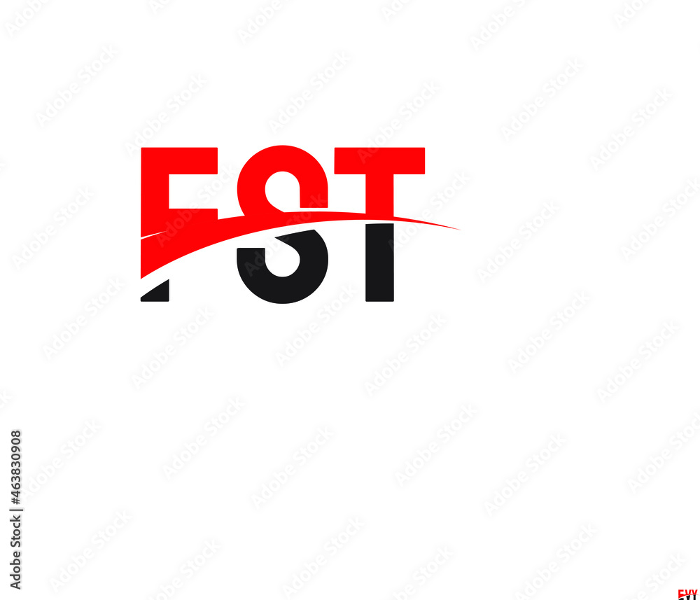 FST Letter Initial Logo Design Vector Illustration FST Letter Initial Logo Design Vector Illustration