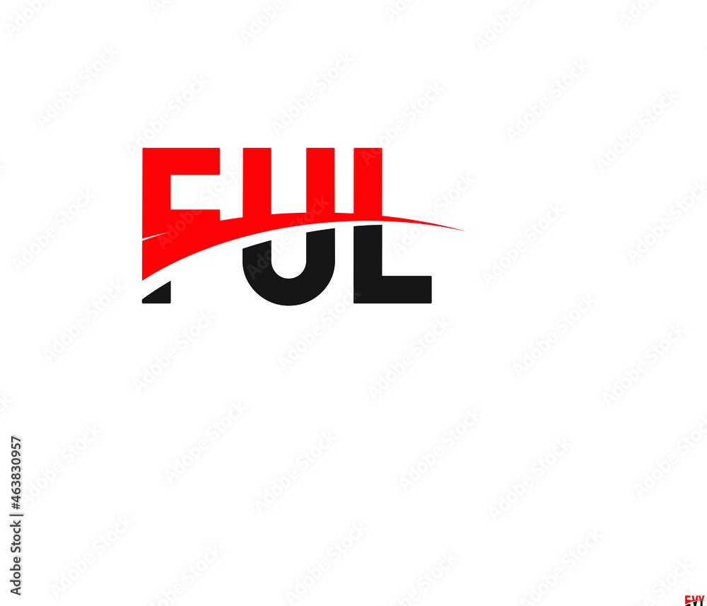 FUL Letter Initial Logo Design Vector Illustration FUL Letter Initial Logo Design Vector Illustration