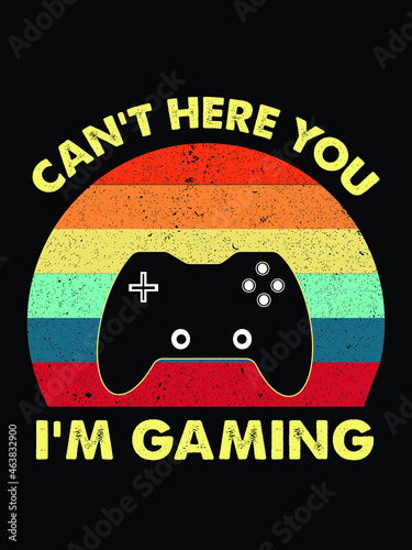 i paused my game to be here you're welcome, typography lettering design, printing for t-shirt, banner, poster, mug etc
