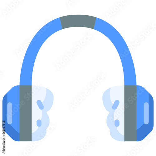 earmuffs flat icon