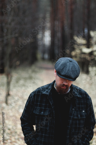 portrait of a man in a forest © Вечканов Максим