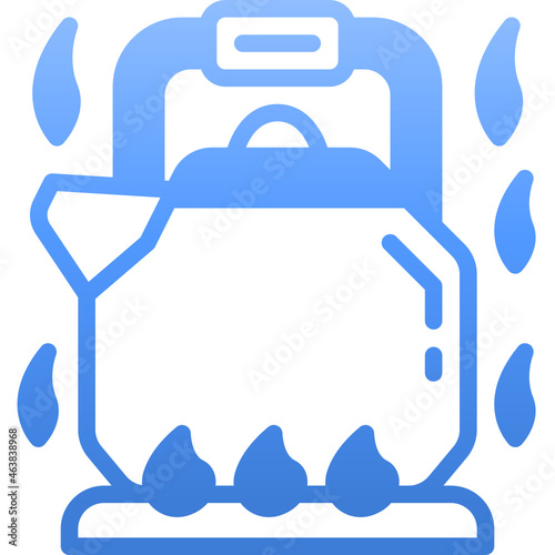 tea pot gradient icon