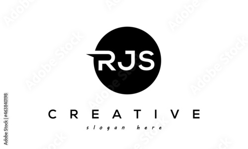 RJS creative circle letter logo design victor photo