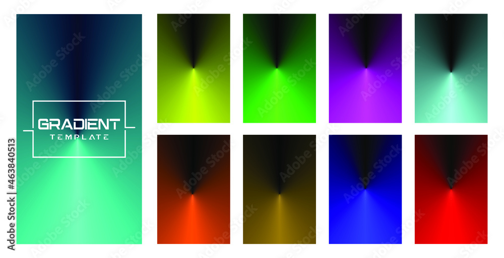 Soft color gradient background. Example for design. Vector background