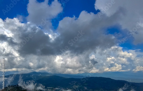 View of mountain and beautiful sky. © Santi