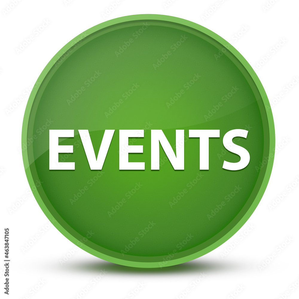Events luxurious glossy green round button abstract Events luxurious glossy green round button abstract