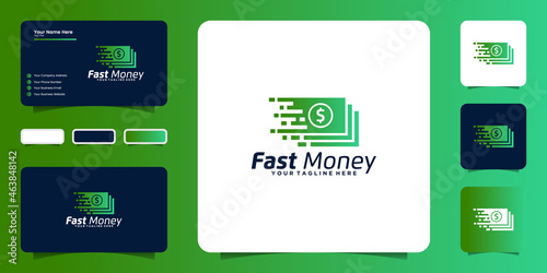 quick money logo design inspiration, cash money and logo inspiration