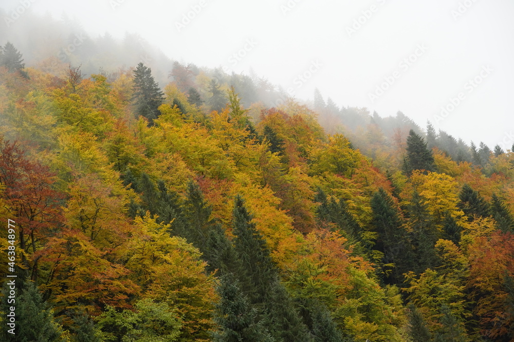 Beautiful landscape from the Fagaras mountains in Romania , near a famous road called Transfagarasan Beautiful landscape from the Fagaras mountains in Romania , near a famous road called Transfagarasan