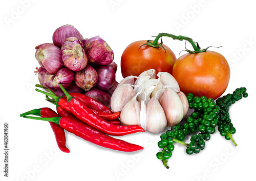 Vegetables and fruits, chili
