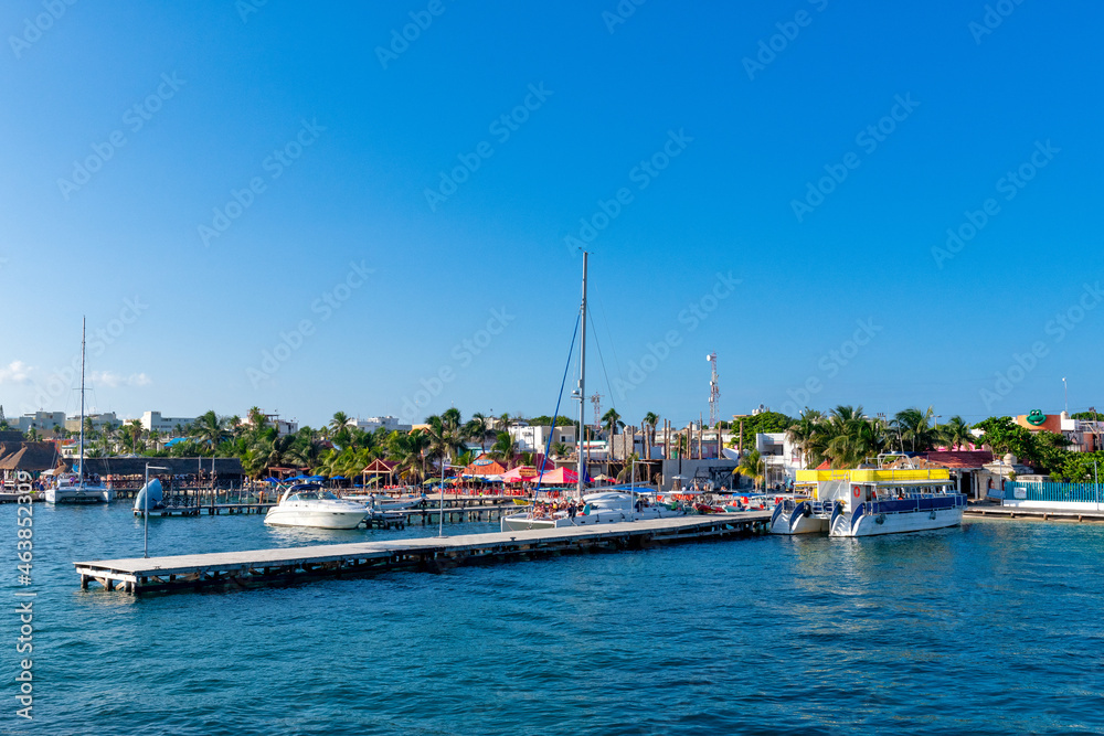 Beautiful Pier in Isla Mujeres Mexico