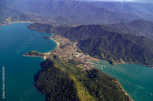 Ubatuba praia do litoral tropical