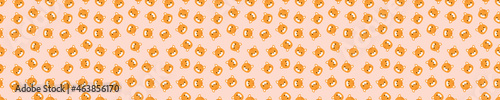 Seamless pattern with cat heads. Cute and childish design for fabric  textile  wallpaper  bedding  swaddles  toys or gender-neutral apparel. Simple and sweet print for nursery decor or wall art.