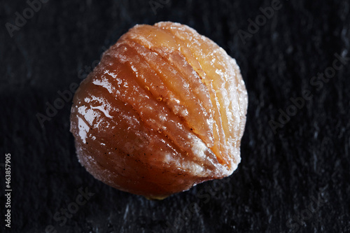 Marron glac� (a glazed chestnut)