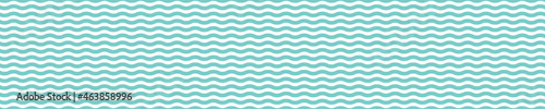Blue and white waves seamless pattern. Minimalist and childish design for fabric, textile, wallpaper, bedding, swaddles or gender-neutral apparel.