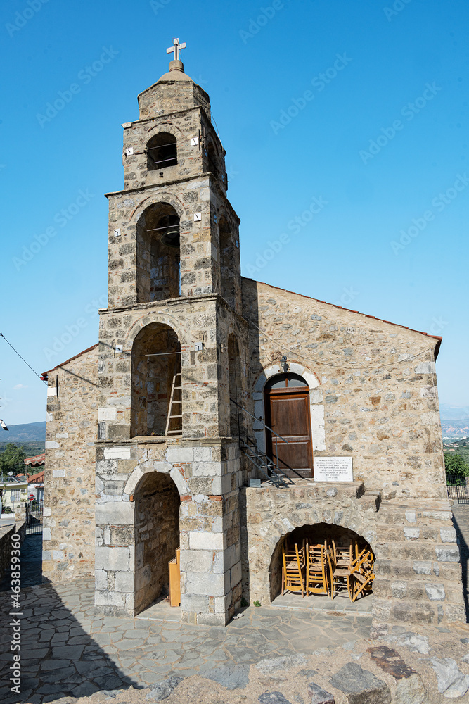 Kirche Hl. Spiridon, Mystras, bei Sparta, Peloponnes. Griechenland