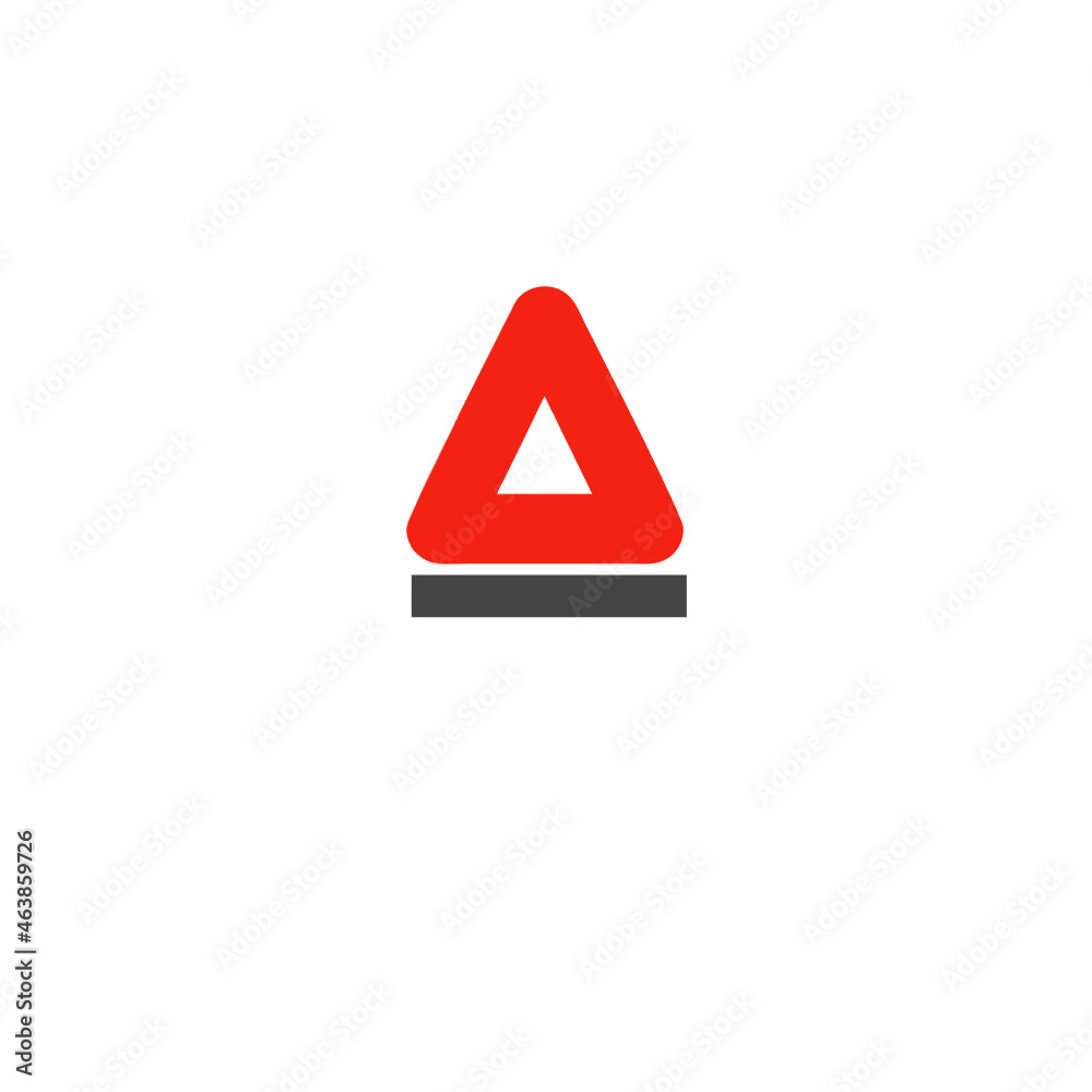 red triangle logo red triangle logo
