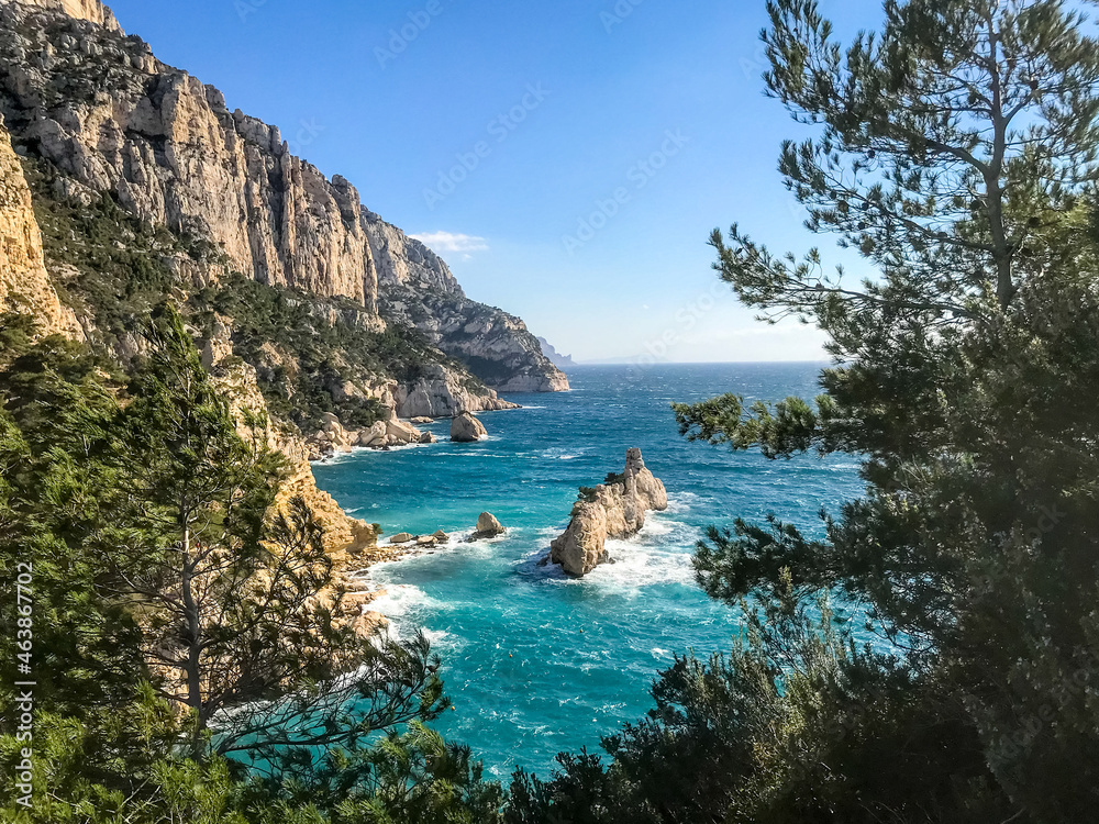 Obraz premium Calanques, creeks of marseille