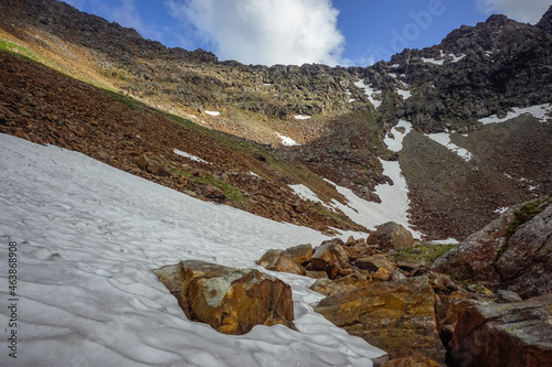 Fabulous nature in the Siberian Sayan Mountains photo