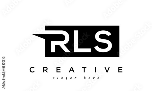 Creative Initial RLS Letter Logo Design Vector	 photo