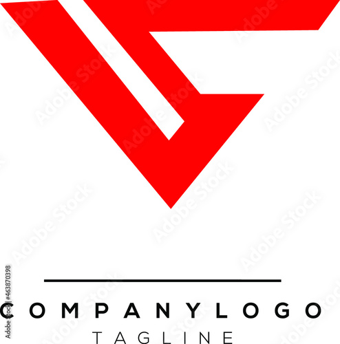 Alphabet letters Initials Monogram logo VC, VC INITIAL, VC letter