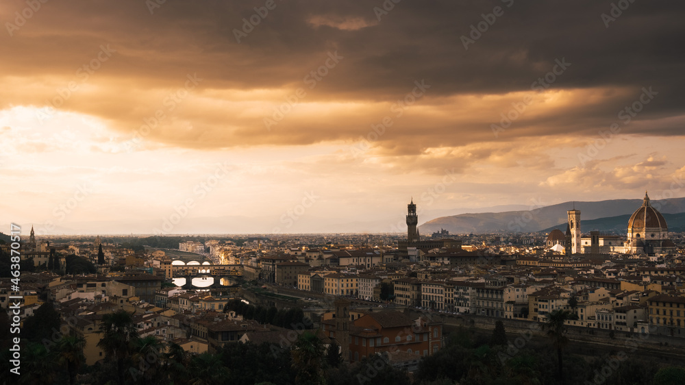 Florence depuis l'esplanade Michel-Ange