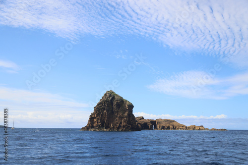 The islands of Empe and Deitado, Pico, Azores