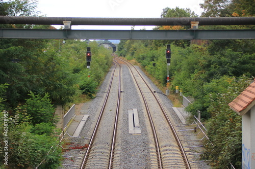 Zufahrt in den Bahnhof Görlitz von polnischer Seite her photo