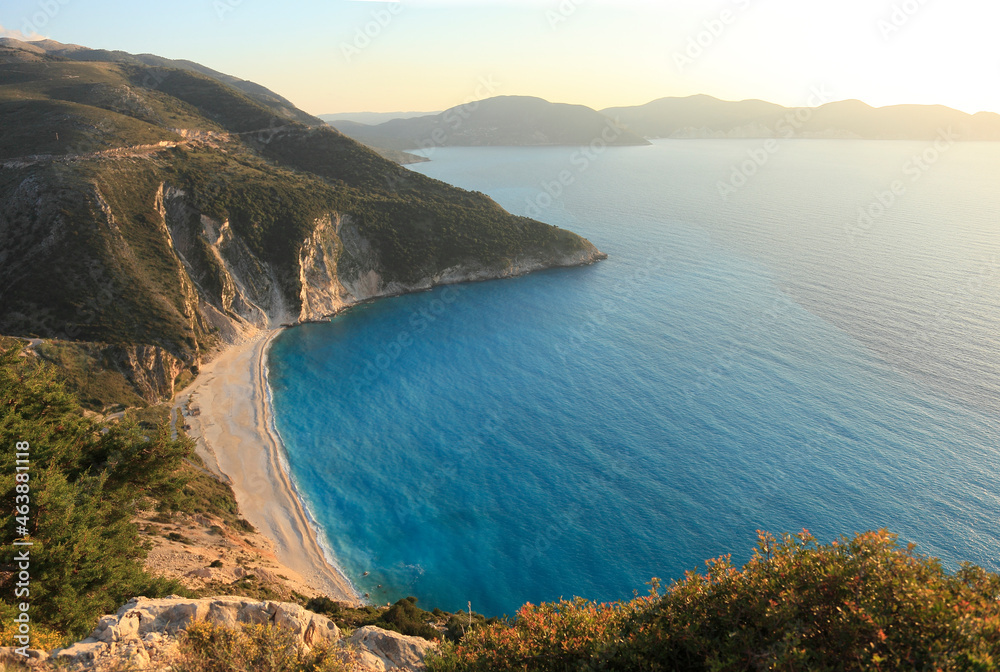 Griechenland;  Kefalonia; Strand von Myrtos