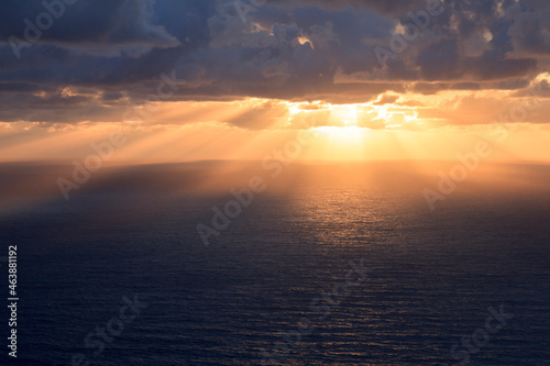 Griechenland, Ioniosche Inseln, Kefalonia: Sonnenuntergang photo