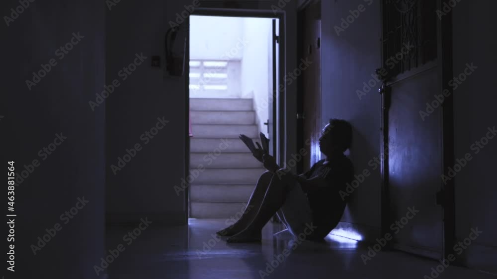 Silhouette of a Man having financial problems with invoices and Credit Cards, Money concept, real estate, problems, Stress, violence. Silhouette of a Man having financial problems with invoices and Credit Cards, Money concept, real estate, problems, Stress, violence.