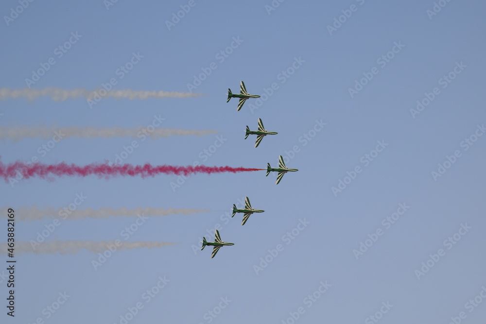 Saudi National Day Celebration flights formation Saudi National Day Celebration flights formation