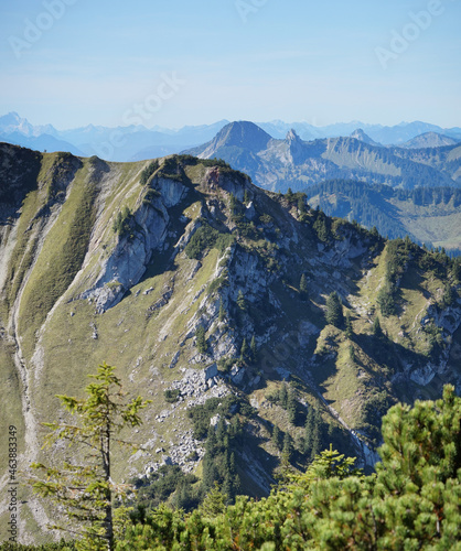 Wanderung auf den Hochmiesing: Grat nahe der Rotwand photo