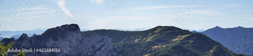 Hochmiesing-Wanderung: Blick auf die Ruchenköpfe