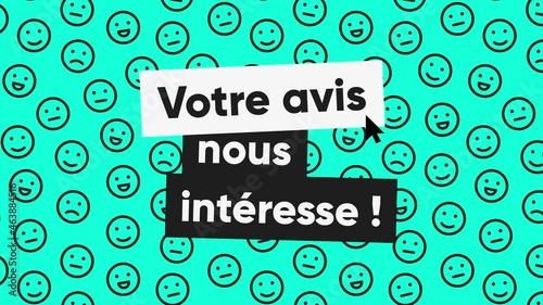 Votre avis nous intéresse !